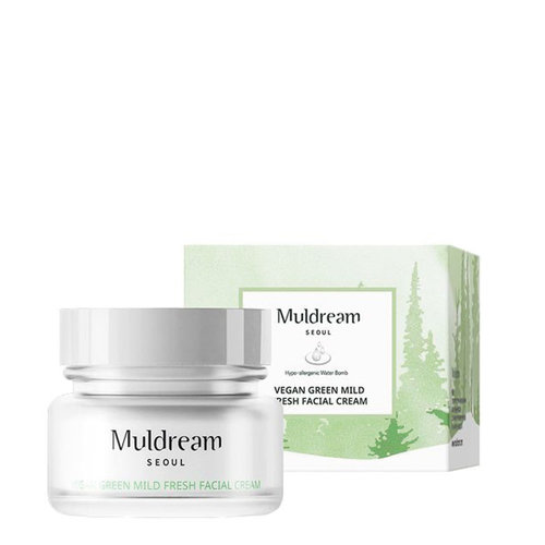 Muldream Vegan Green Mild Fresh Facial Cream Muldream Vegan Green Mild Fresh Facial Cream