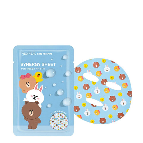 Mediheal Line Friends Synergy Sheet Mask Cover Mediheal Line Friends Synergy Sheet Mask Cover