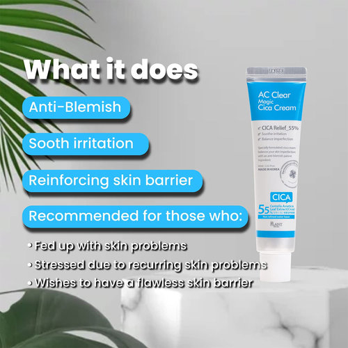 The Plant Base AC Clear Magic CICA Cream The Plant Base AC Clear Magic CICA Cream