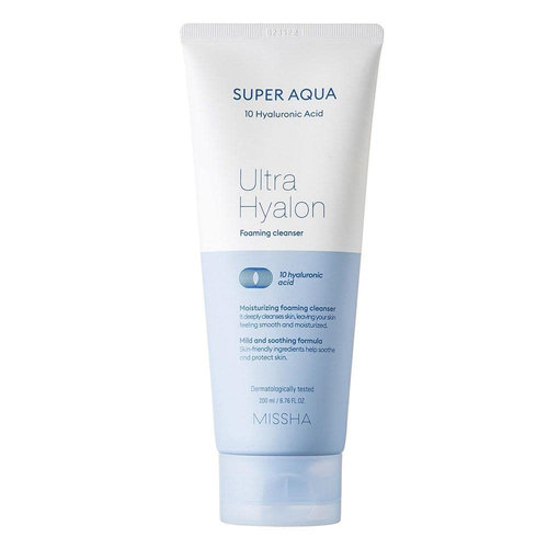 Missha Super Aqua Ultra Hyalron Cleansing Foam Missha Super Aqua Ultra Hyalron Cleansing Foam