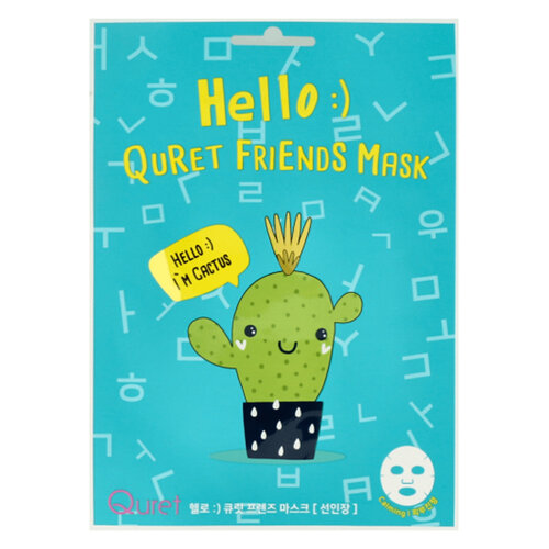 Quret Hello :) Friends Cactus Mask Quret Hello :) Friends Cactus Mask