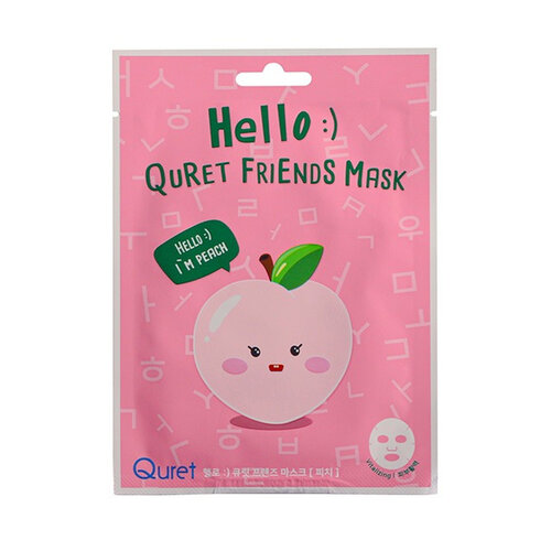 Quret Hello :) Friends Peach Mask Quret Hello :) Friends Peach Mask