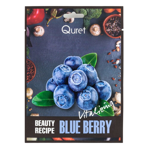 Quret Blue Berry Beauty Recipe Mask Quret Blue Berry Beauty Recipe Mask