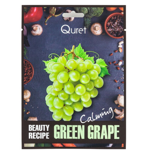 Quret Green Grape Beauty Recipe Mask Quret Green Grape Beauty Recipe Mask