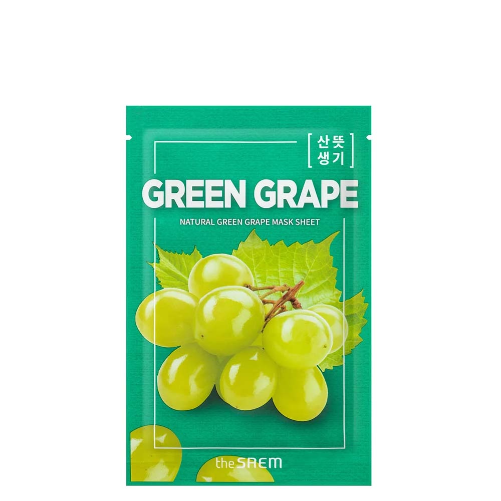 The Saem Natural Green Grape Sheet Mask Little Wonderland