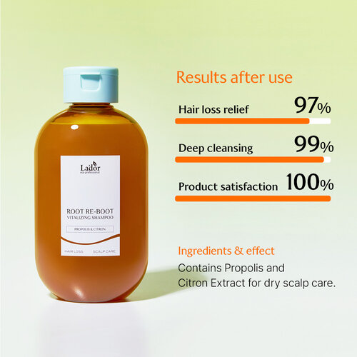 Lador Root Re-Boot Vitalizing Propolis & Citron Lador Root Re-Boot Vitalizing Propolis & Citron