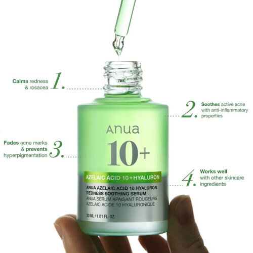 Anua Azelaic Acid 10 Hyaluron Redness Soothing Serum Anua Azelaic Acid 10 Hyaluron Redness Soothing Serum
