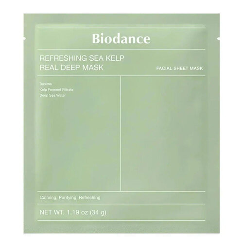 Biodance Refreshing Sea Kelp Real Deep Mask Biodance Refreshing Sea Kelp Real Deep Mask