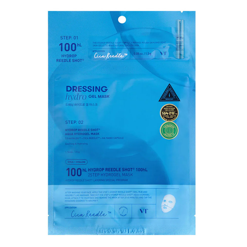 VT Cosmetics Hydrop Reedle Shot 100hL 2Step Hydrogel Mask