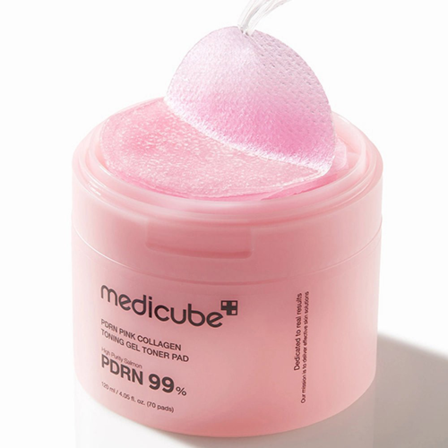 Medicube PDRN Pink Collagen Toning Gel Toner Pad