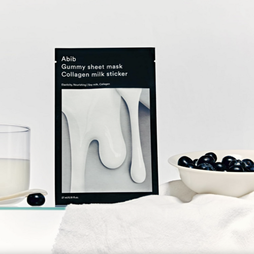 Abib Gummy Sheet Mask Collagen Milk Sticker Abib Gummy Sheet Mask Collagen Milk Sticker