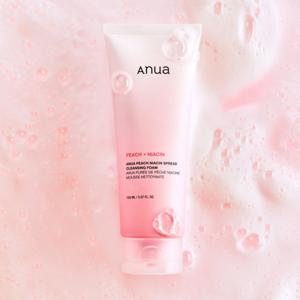 Anua Peach Niacin Spread Cleansing Foam Little Wonderland Anua Peach Niacin Spread Cleansing Foam Little Wonderland
