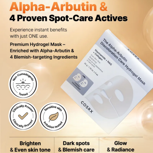 COSRX Arbutin Discoloration Hydrogel Mask COSRX Arbutin Discoloration Hydrogel Mask