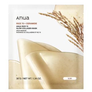 Anua Rice 70 Glow Collagen mask