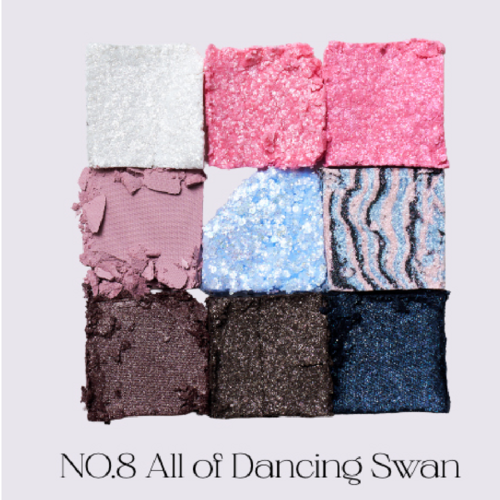 Unleashia Glitterpedia Eye Palette N°8 Dancing Swan