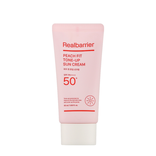 Real Barrier Peach Fit Tone-Up Sun Cream SPF50+ PA++++