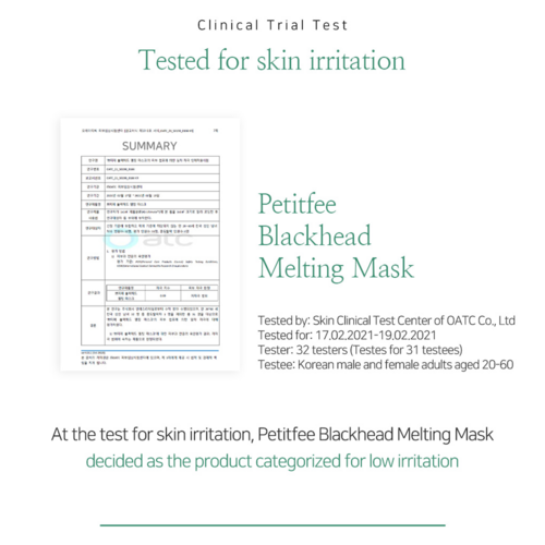 Petitfée Blackhead Melting Mask