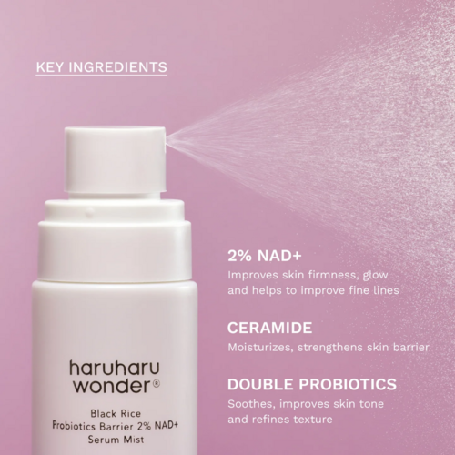 Haruharu Wonder Black Rice Probiotics Barrier NAD+ Serum Mist Haruharu Wonder Black Rice Probiotics Barrier NAD+ Serum Mist