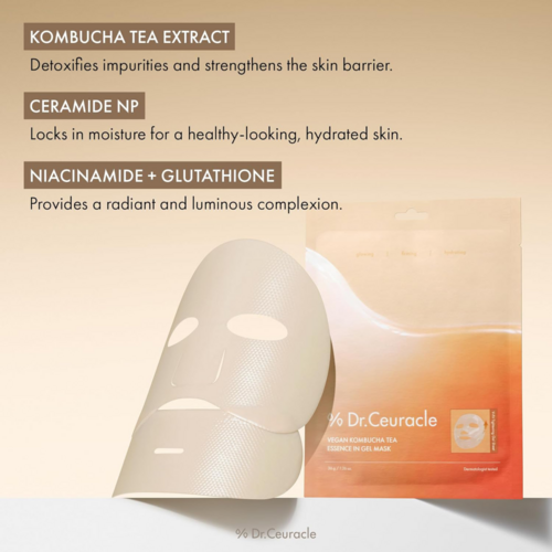 Dr. Ceuracle Vegan Kombucha Tea Essence In Gel Mask Dr. Ceuracle Vegan Kombucha Tea Essence In Gel Mask