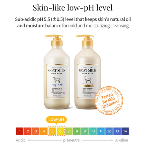 Shower Mate Goat Milk Original Body Wash