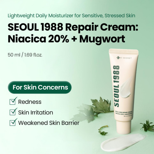 K-SECRET SEOUL 1988 Repair Cream : Niacica 20% + Mugwort