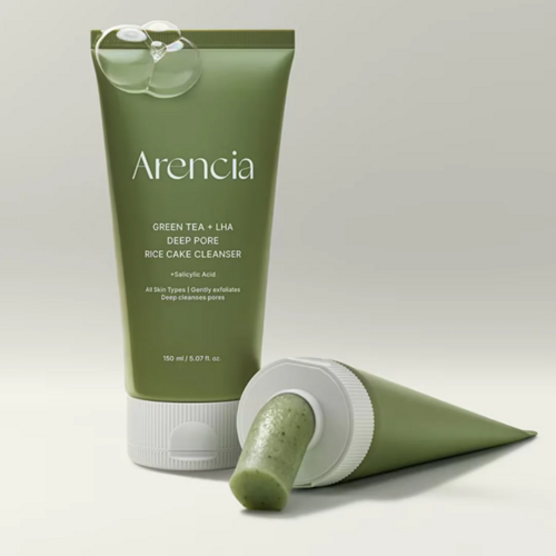 Arencia Green Tea + LHA Deep Pore Rice Cake Cleanser Arencia Green Tea + LHA Deep Pore Rice Cake Cleanser