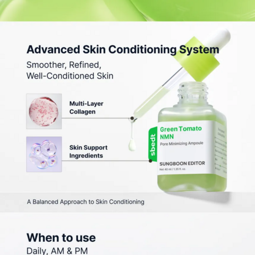 Sungboon Editor Green Tomato NMN Pore Minimizing Ampoule Sungboon Editor Green Tomato NMN Pore Minimizing Ampoule