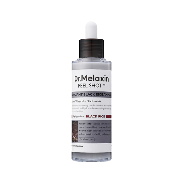 Dr.Melaxin Peel Shot Exfoliant Black Rice Ampoule
