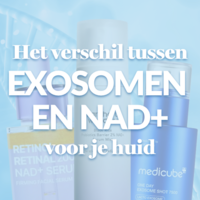 Verschil tussen Exosomen en NAD+ voor je huid