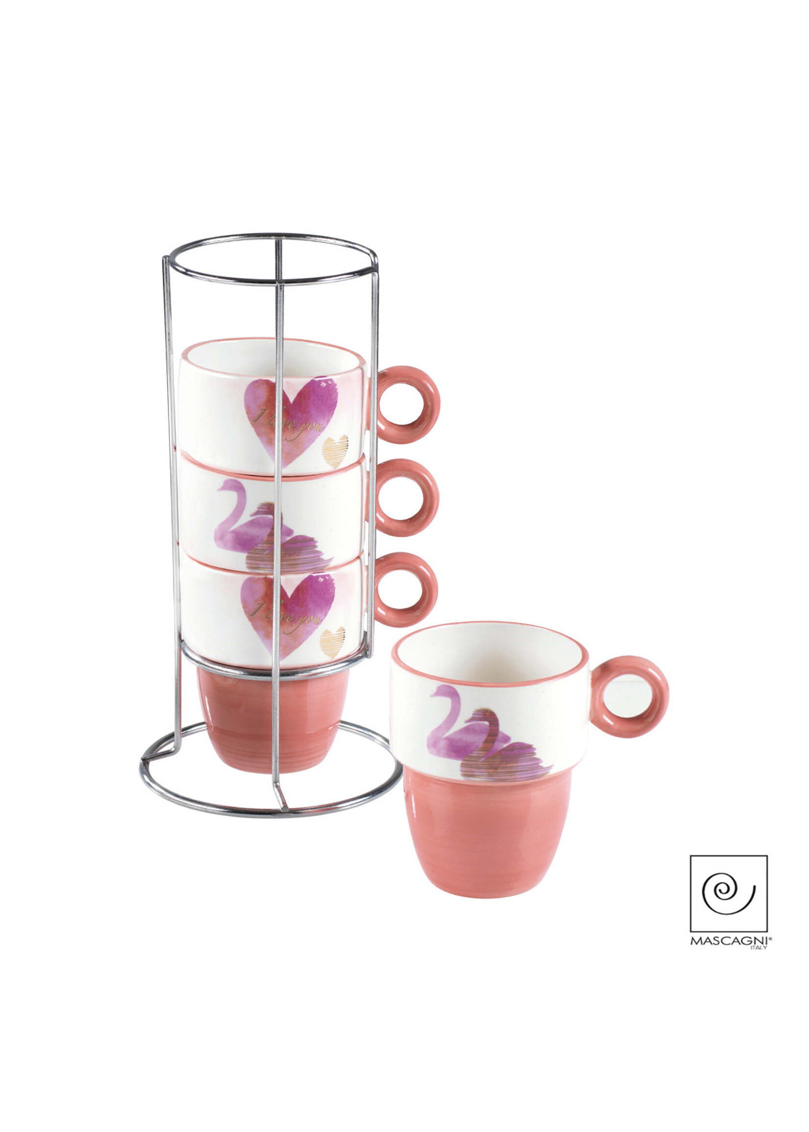 Art Mascagni A1020 SET 4 MUGS
