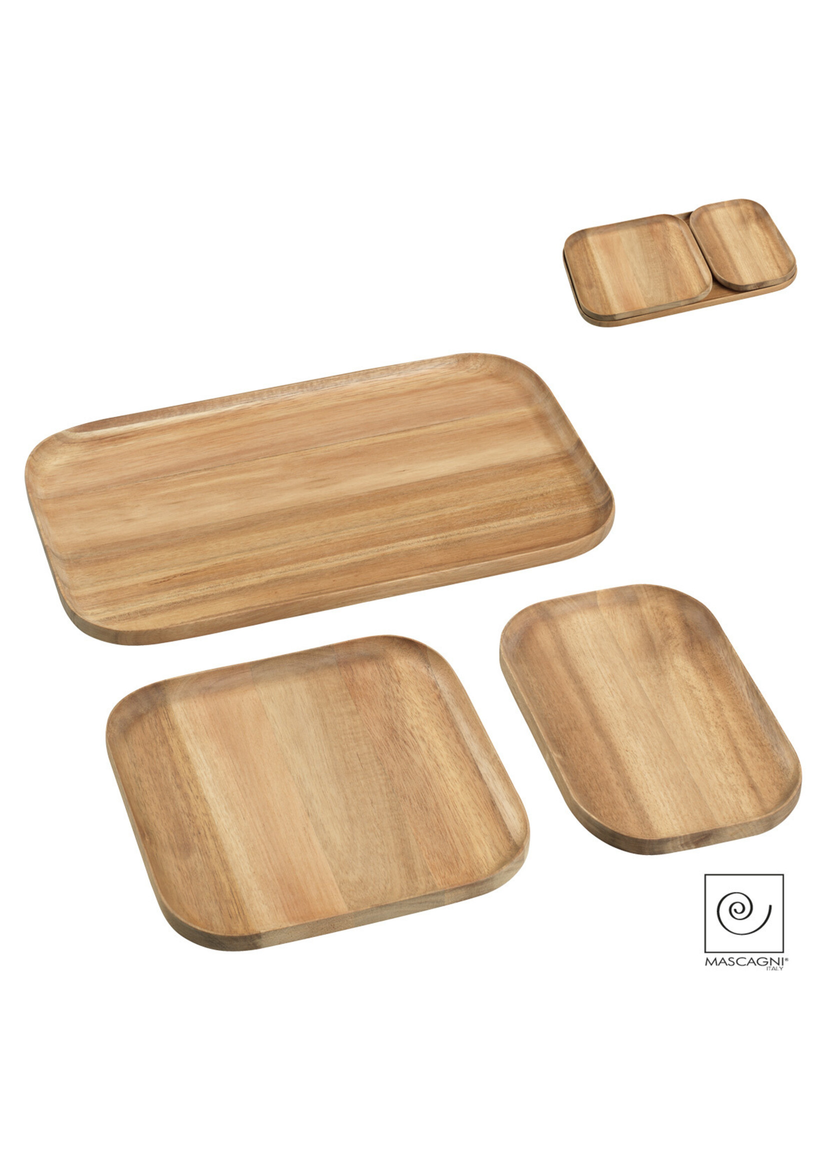 Art Mascagni A757 SET 3 TRAY - COL. NATURAL