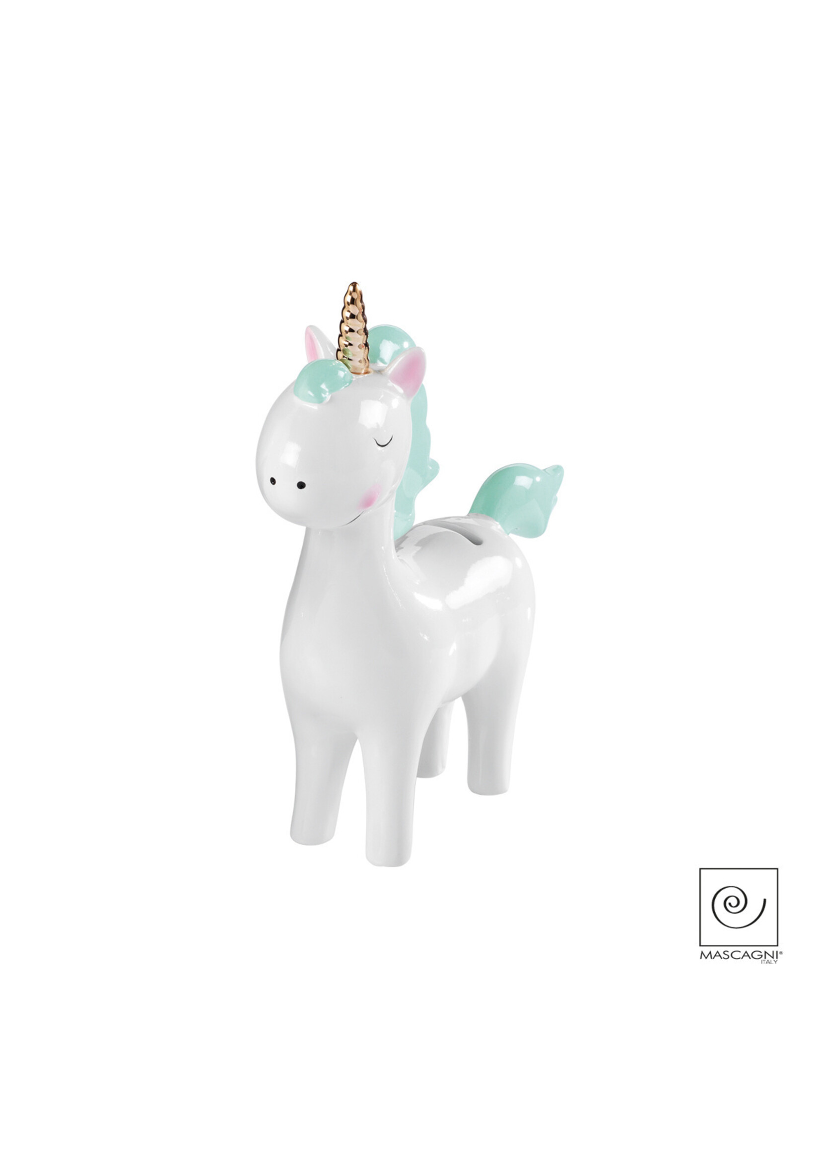 Art Mascagni A866 MONEY BOX - COL.AQUAMARINE