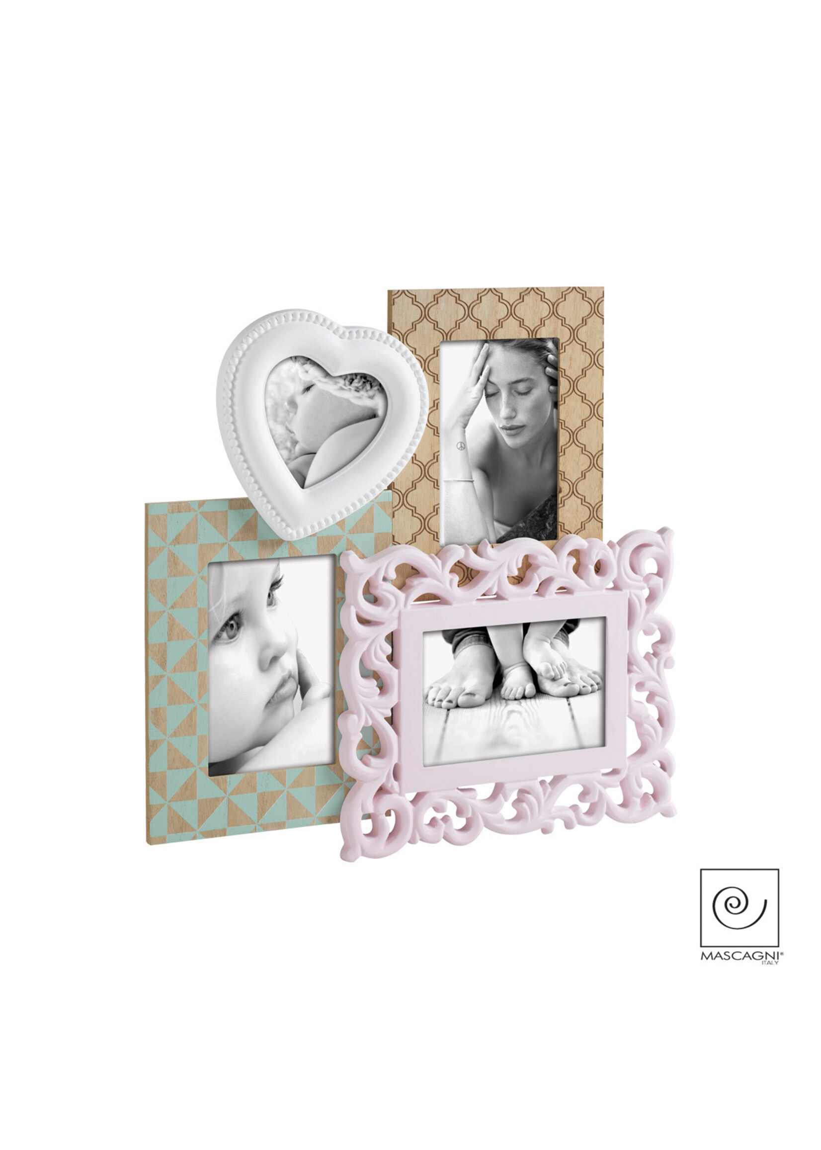 Art Mascagni A869 MULTIPLE FRAME 4 PHOTOS