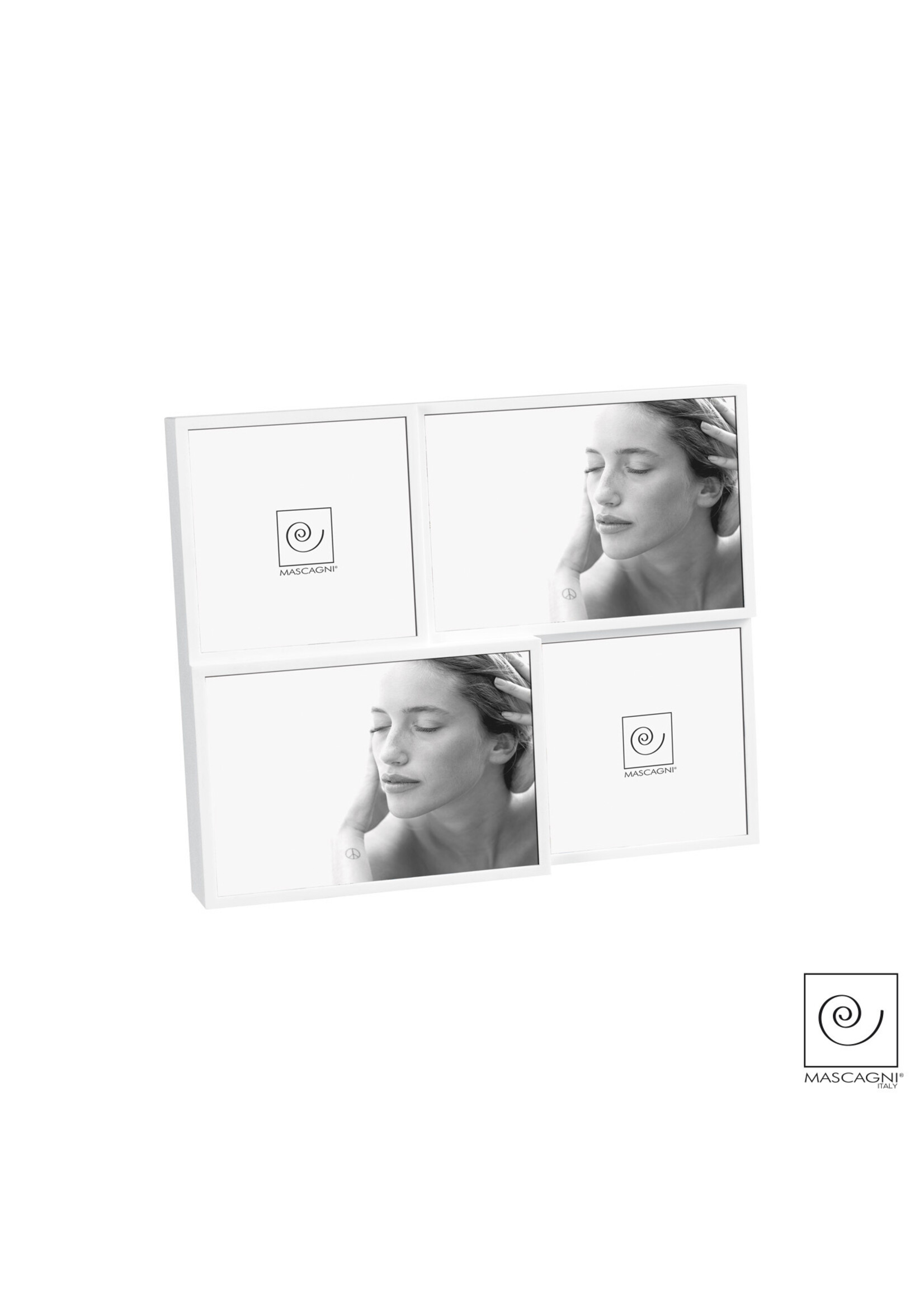 Art Mascagni A906 MULTIPLE FRAME 4 PHOTOS COL.WHITE