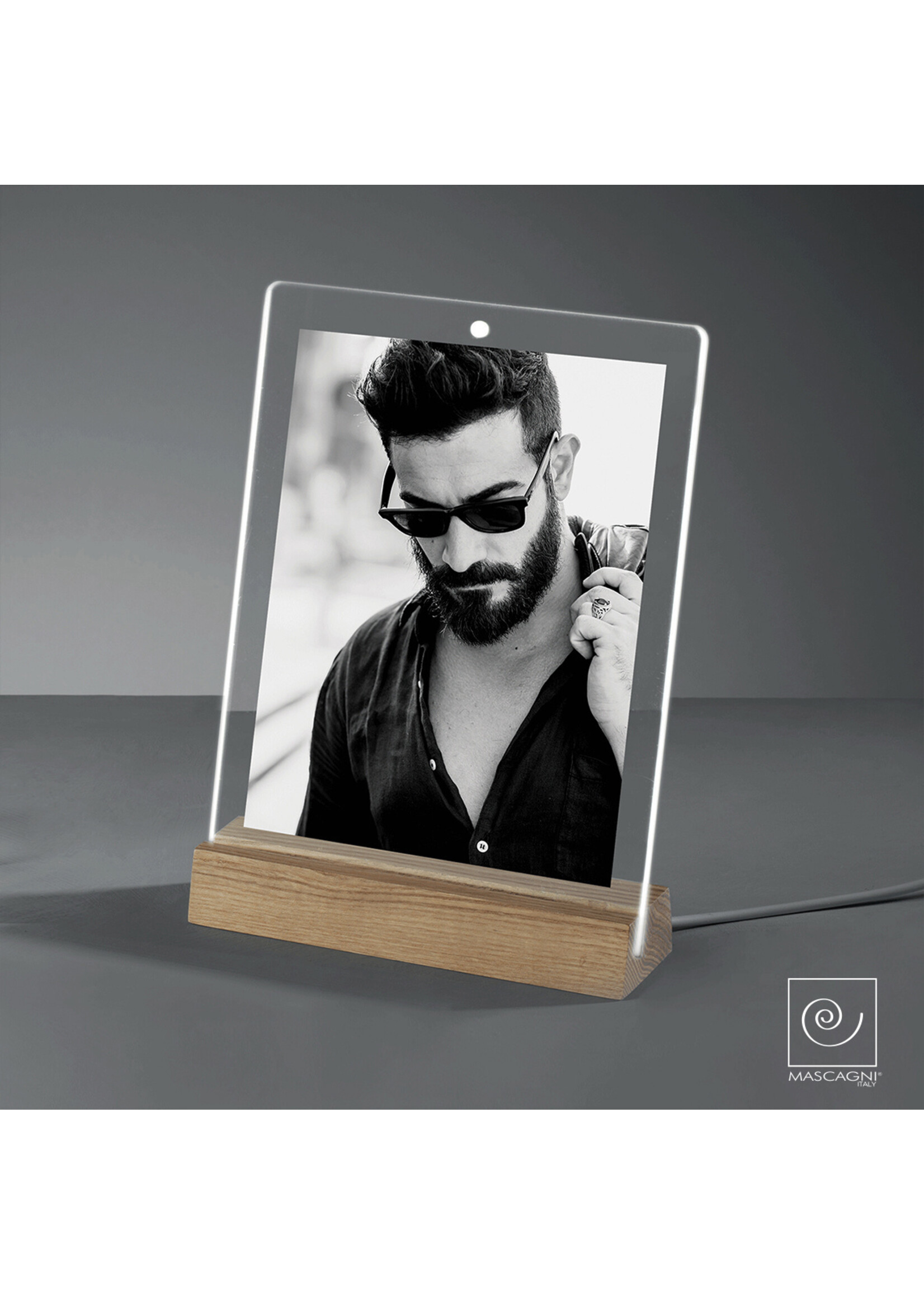Art Mascagni EDGE PHOTO FRAME LED 13X18 - COL. OAK