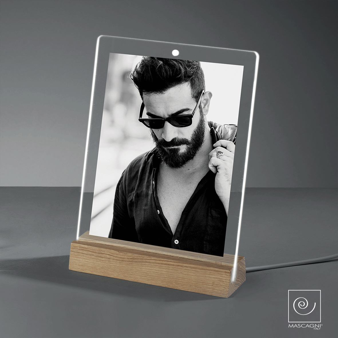 Art Mascagni EDGE PHOTO FRAME LED 13X18 - COL. OAK