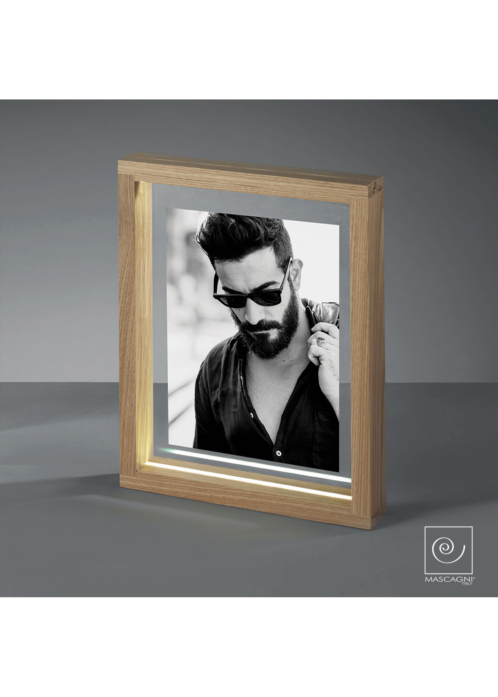 Art Mascagni LOOM PHOTO FRAME LED 13X18 - COL.OAK