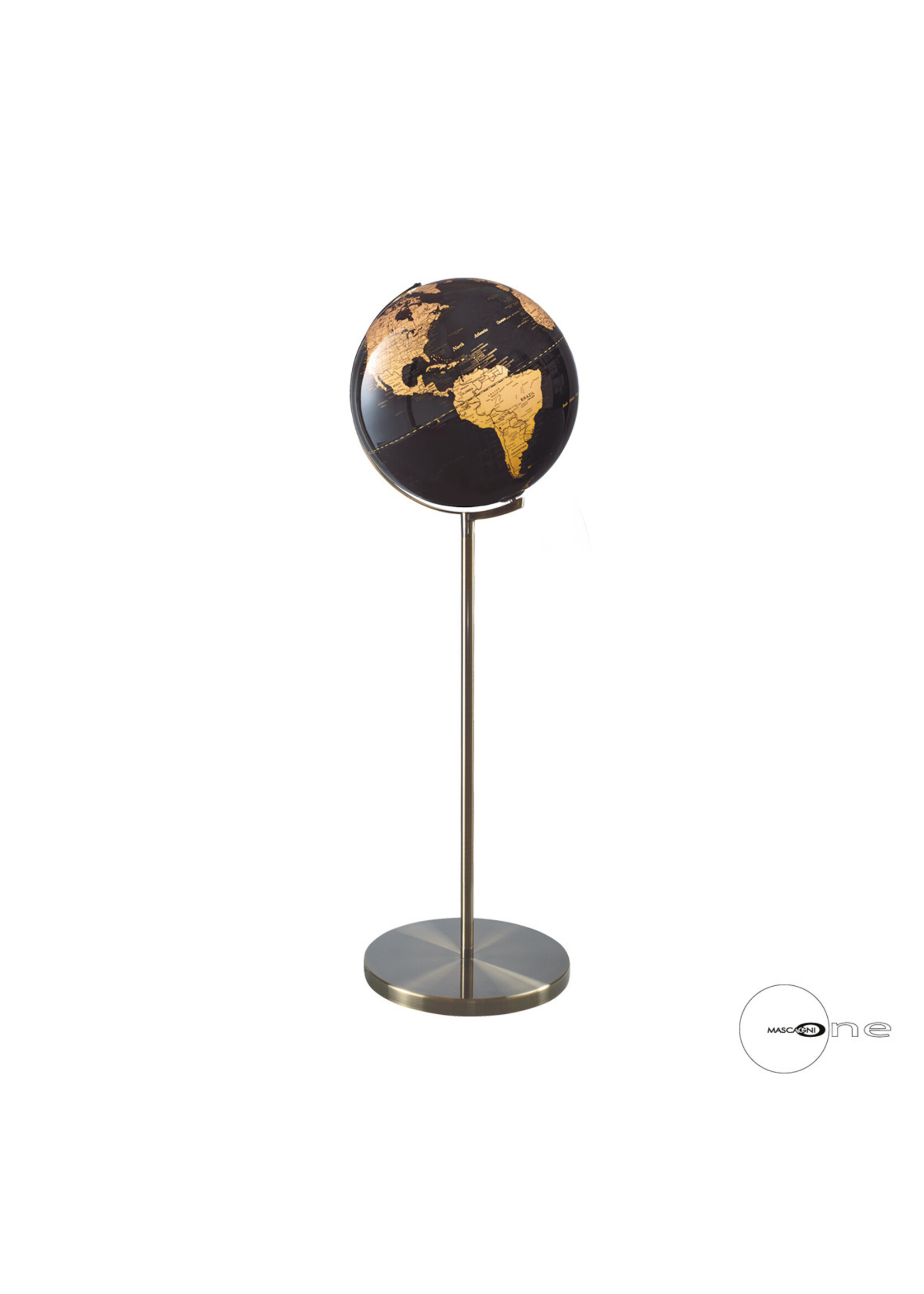Art Mascagni O1244 ILLUMINATED GLOBE - COL. COPPER
