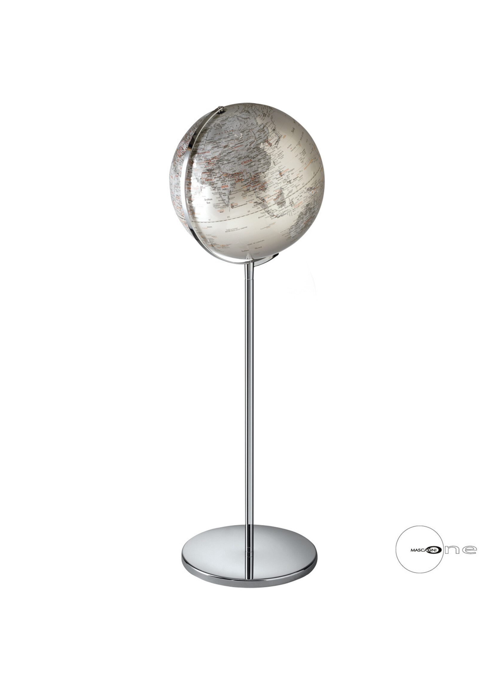 Art Mascagni O1244 ILLUMINATED GLOBE - COL.SILVER