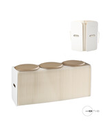 Art Mascagni O1356 PAPER STOOL WITH TOP COL. WHITE