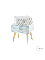 Art Mascagni O1364 SWIVEL MOBILE 2 DRAWERS