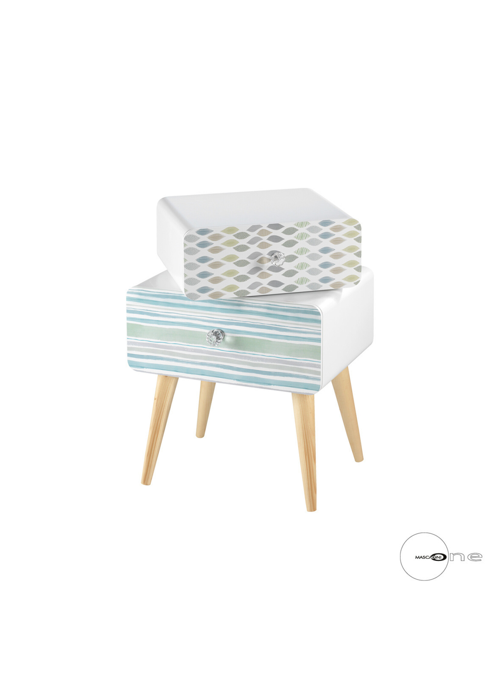 Art Mascagni O1364 SWIVEL MOBILE 2 DRAWERS