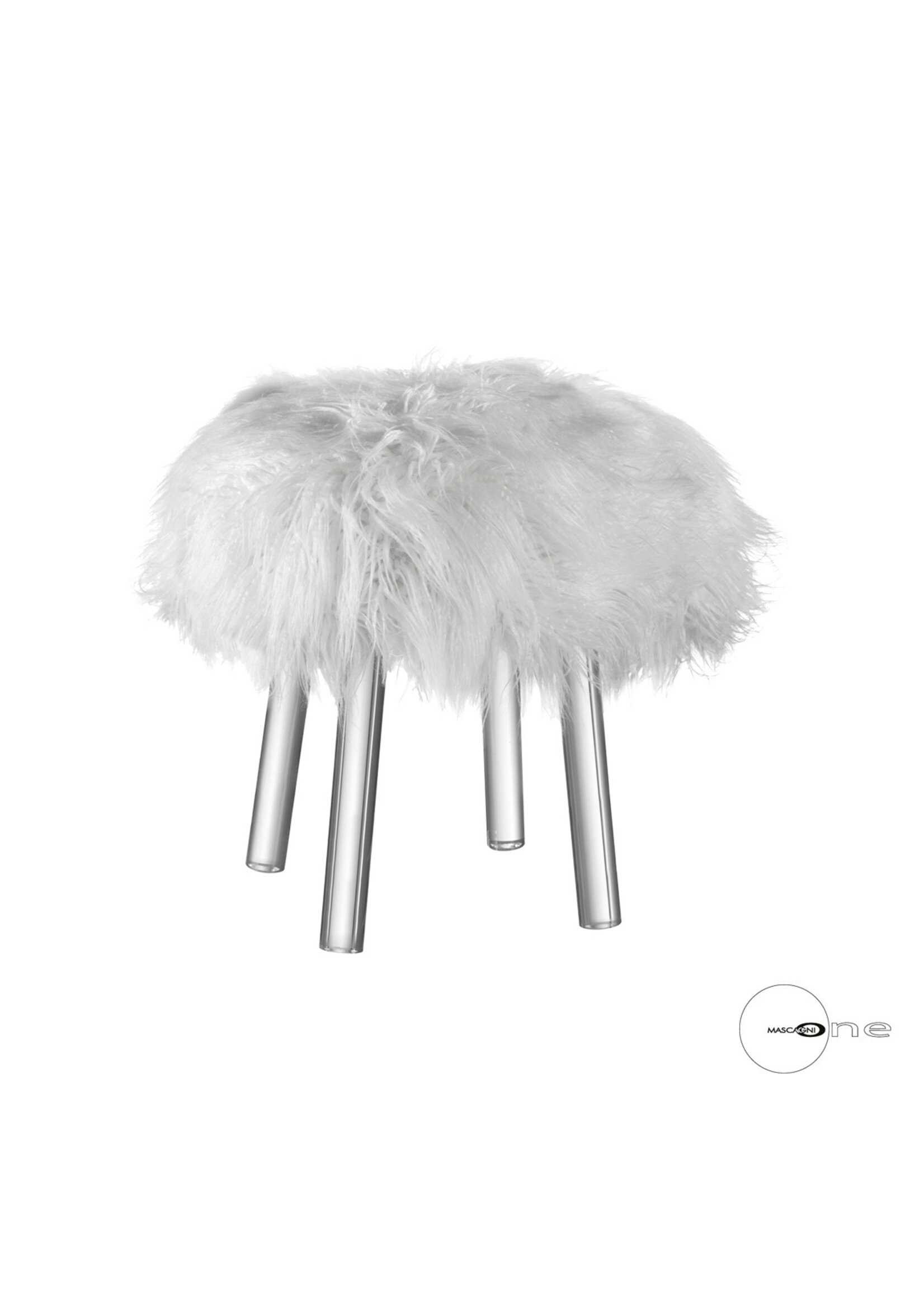 Art Mascagni O1379 STOOL DIAM.41 - COL.WHITE