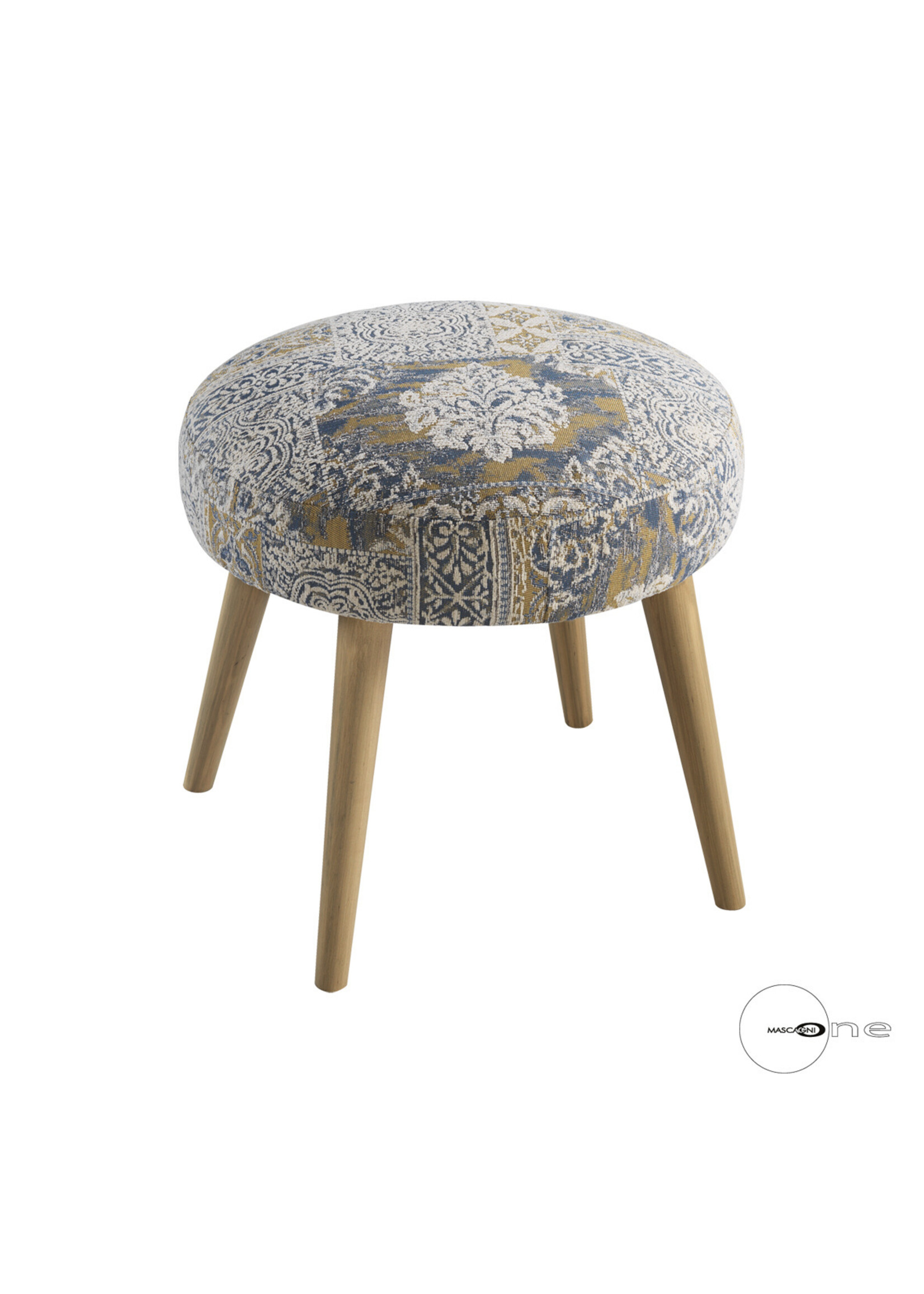 Art Mascagni O1413 STOOL IN FABRIC - COL.GREY