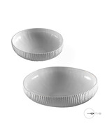 Art Mascagni O1419 SET 2 BOWL - COL.WHITE
