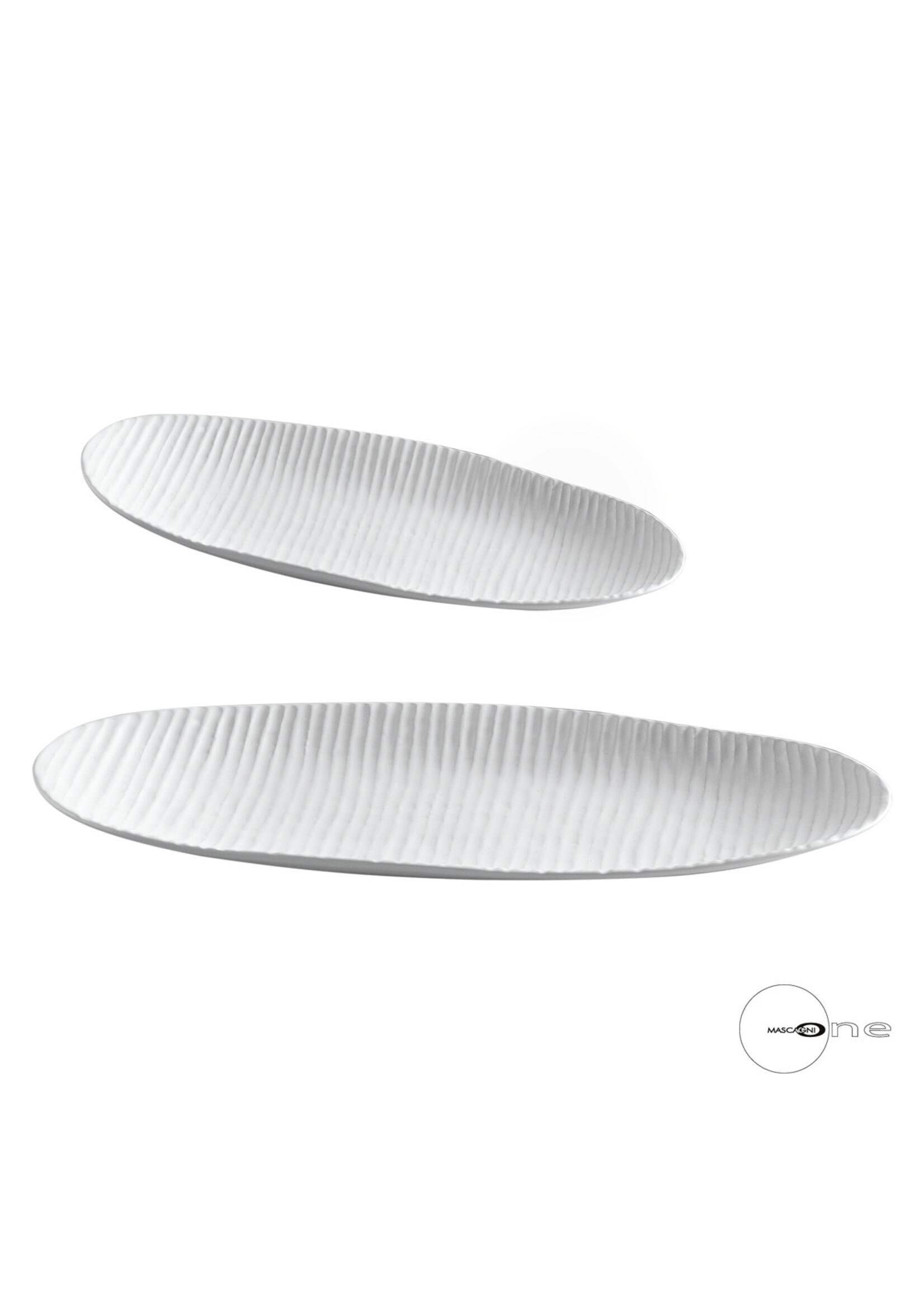 Art Mascagni O1424 SET 2 TRAY - COL.WHITE