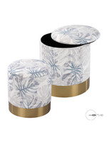 Art Mascagni O1512 SET 2 POUF - COL.GREY