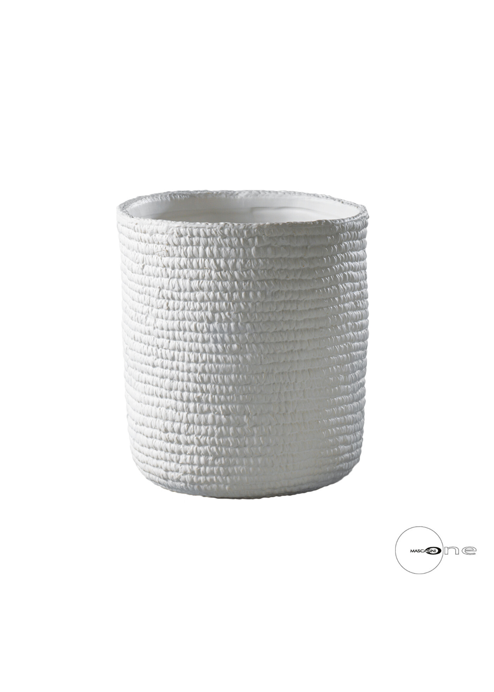Art Mascagni O1520 VASE CM.19,5 - COL.WHITE