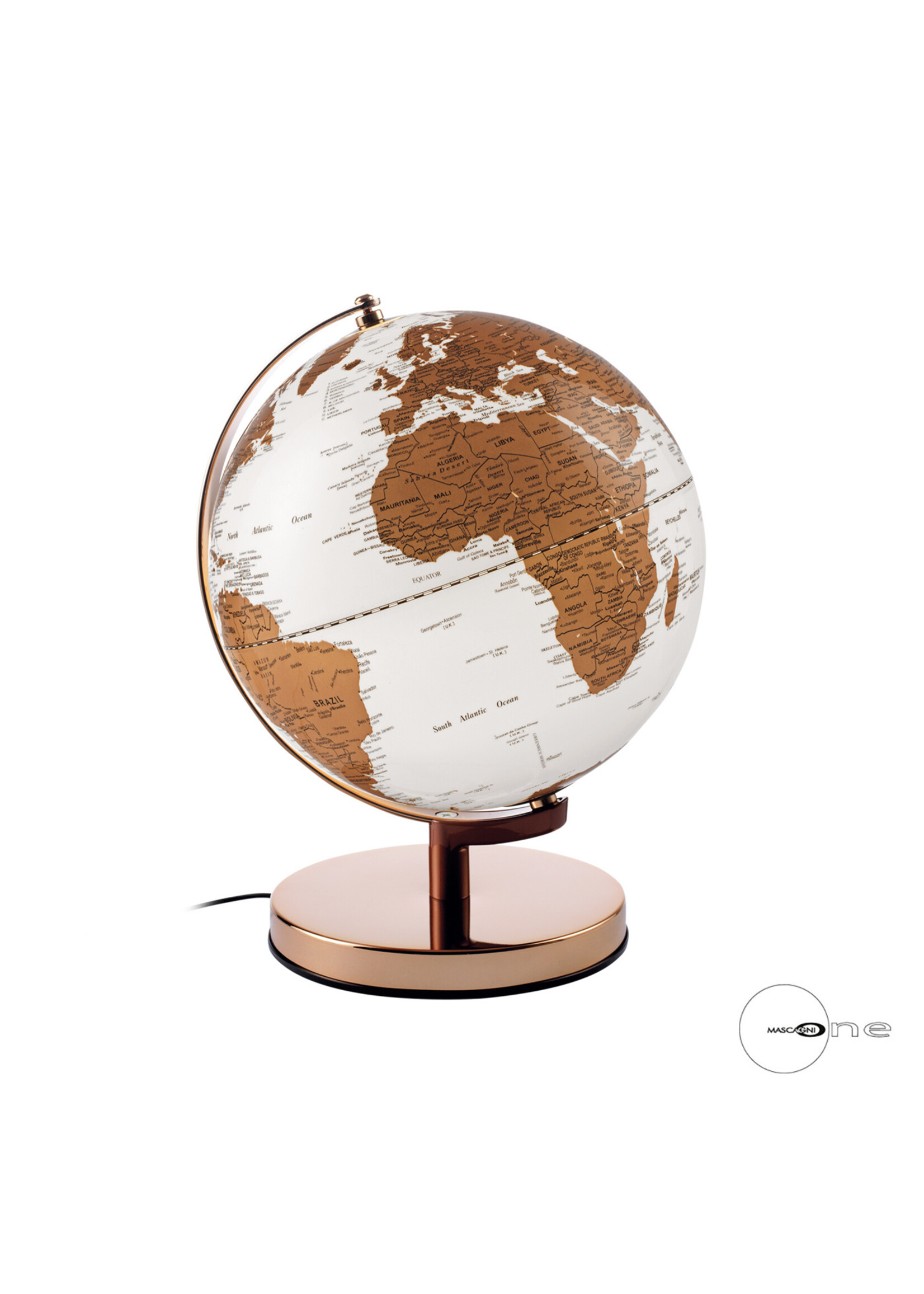 Art Mascagni O1547 GLOBE ILL.DIAM.25 - COL.GOLD