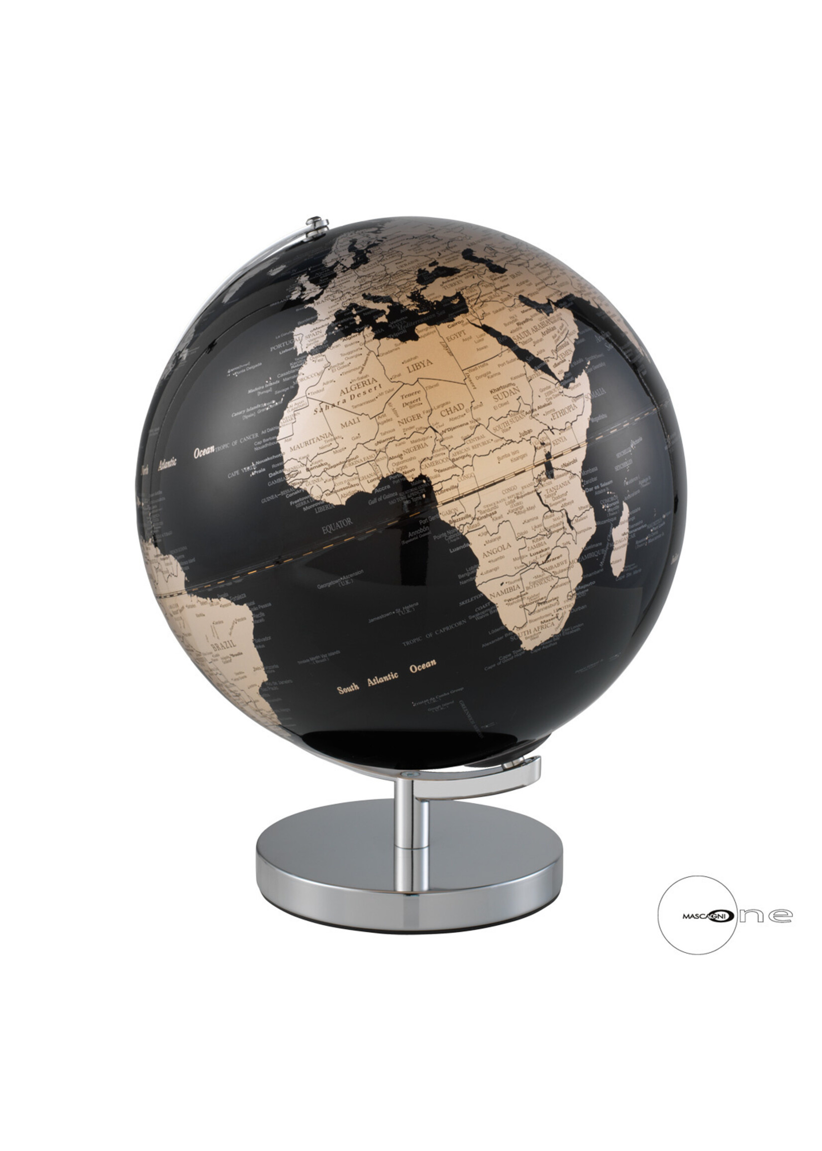 Art Mascagni O964 ILLUMINATED GLOBE - COL.BLACK